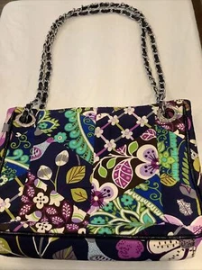 Vera Bradley “Patchwork”~Plum Petals~Floral Nightingale~Rhapsody Chain Strap Bag - Picture 1 of 11