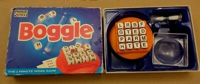 Vintage Boggle 1996 3 Minute Word Dice Game by Parker  - Ideal for Christmas - Image 1 of 2