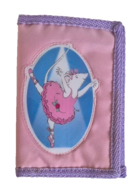 Cartera Bailarina Angelina Cartera de Viaje Doble Plegable Rosa Bailarina Cartera - Imagen 1 de 3