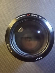 Minolta Maxxum AF Zoom 70-210mm f/4 Minolta/Sony A mount Beercan Lens - Picture 1 of 8