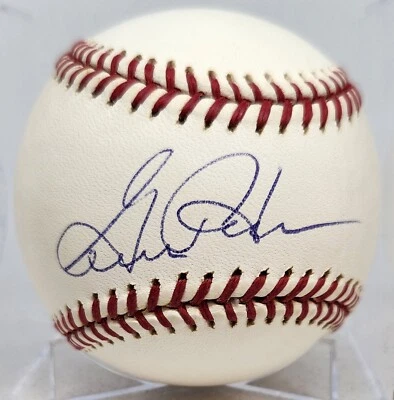 Gorman Thomas Milwaukee Brewers OAL Autographed Baseball COA Seattle Mariners - Imagem 1 de 4