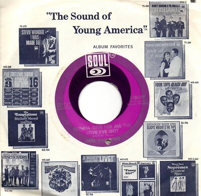 Earl Van Dyke:Gonna give her the love I've got/Runaway child, running wild:US - Image 1 of 2