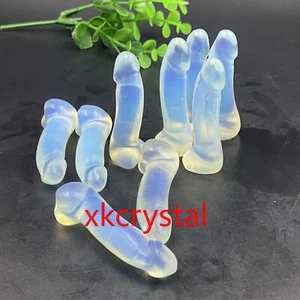 2"  Opalite male Quartz Carved Crystal Genital penis Reiki Healing 5pcs - Picture 1 of 6