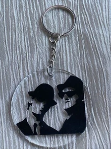 2” Clear Acrylic Keychain, Vinyl Decal-Blues Brothers - Picture 1 of 5
