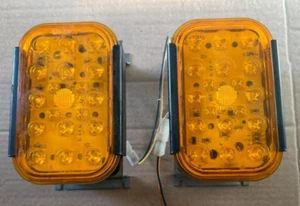 LKW-LITE GELBE LED LICHTER STROBE BAR 12V PAAR GETESTET!!! - Bild 1 von 4