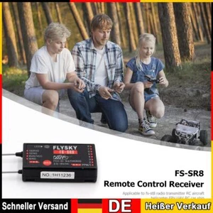 FLYSKY FS-SR8 2,4 GHz 8CH Mini-Empfänger für RC-Car-Drohne FS-ST8 Funksender - Bild 1 von 8