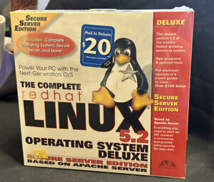 The Complete Redhat Linux 5.2 Operating System Deluxe Secure Server New Sealed
