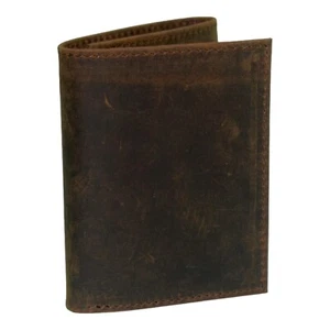 Brown Leather Wallet for Men, Tri-fold RFID Wallet for Men, Gift for Men Wallet - Picture 1 of 15