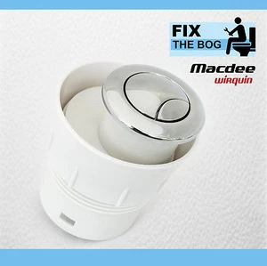 Nuevo botón pulsador de doble válvula de descarga Macdee SYG611CP neumático Macdee KARA 50 mm - Imagen 1 de 3