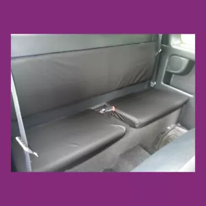 Seat Covers FOR Toyota Hilux 2005-2016 Rear Extra Cab Tailored Waterproof Black - Picture 1 of 2