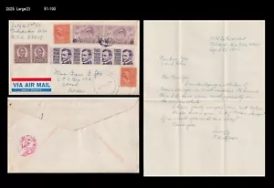 Estados Unidos, EE. UU. 1970 cubierta a Corea, matasellos de llegada - Imagen 1 de 1