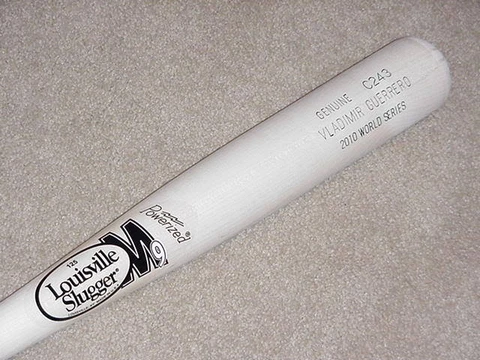 Vladimir Guerrero H&B World Series Game Bat Rangers Cover
