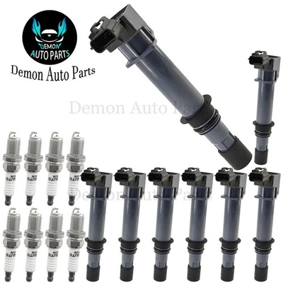 8pcs Ignition Coil and Spark Plug For 2006-2007 Mitsubishi Raider 4.7L V8 155257 - Image 1 of 4
