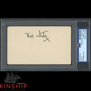 William Bill Wirtz signed 3x5 Index Card PSA DNA Slab Hockey HOF Auto C5423 - Picture 1 of 1