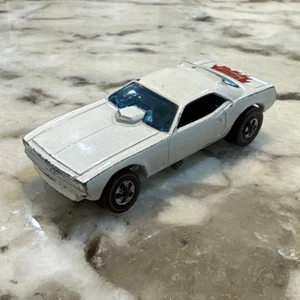 Vintage Hot Wheels Redline 1971 SNAKE II - White Enamel Coca-Cola Plymouth Cuda - Picture 1 of 21