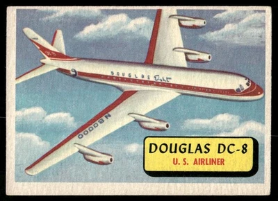 Douglas DC 1957 Topps Planes Card #12 (EX) - Image 1 of 2