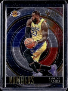 Panini Select #2 2020-21 LeBron James números selectos - Imagen 1 de 2