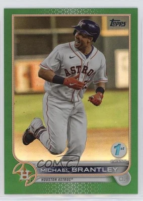 2022 Topps Series 1 1st Edition Green /150 Michael Brantley #199 - Image 1 of 2
