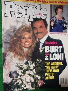 People Weekly Magazine May 16, 1988 Exclusive Burt & Loni -The Wedding - Picture 1 of 4