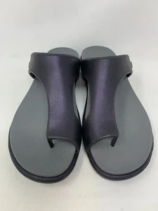 Dansko Damen Krystal schwarze Zehenstegsandale Slipper - Leder - Größe EU 40 US 10M - Bild 1 von 4