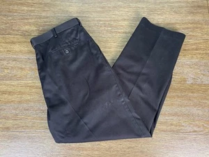 Pantalon homme Dockers Premium 38x32 plat devant coupe décontractée noir 100% coton - Photo 1/14