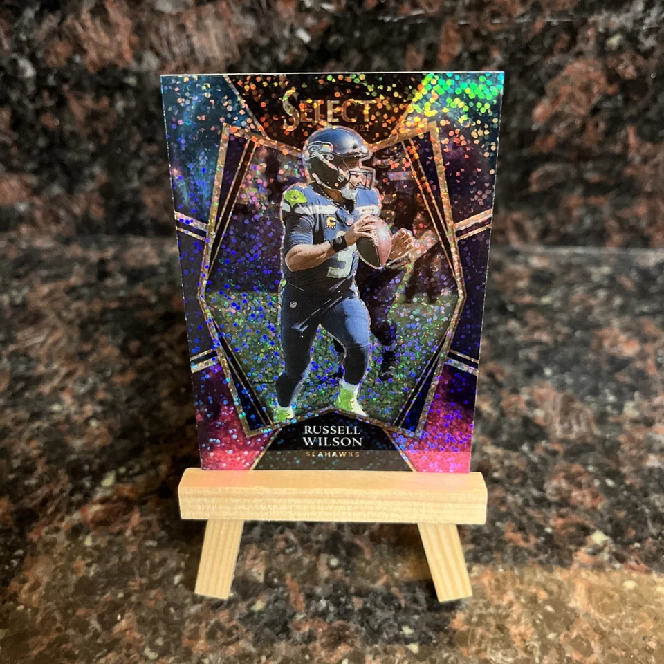 2021 Select Russell Wilson #130 Cosmic Prizm Seahawks - Image 1 of 2