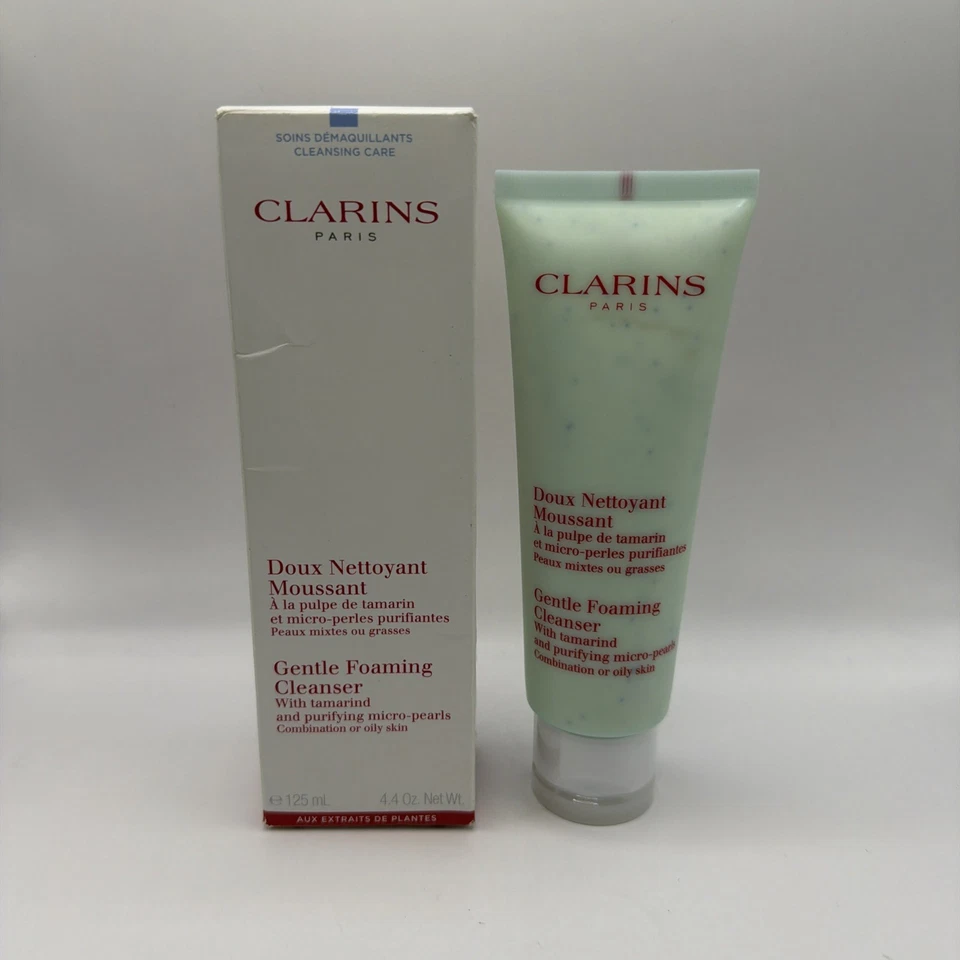 Clarins Purifying Gentle Foaming Cleanser Combination Oily Skin 4.2 Oz.