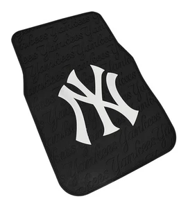 Scratch & Dent MLB New York Yankees Officially Licensed Floor Mat Set of 2 - Picture 1 of 5