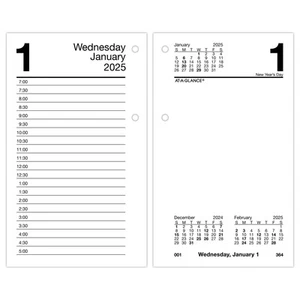 2025 Tischkalender Nachfüllpackung, täglich, 3-1/2" x 6", Standard, Loseblatt (E7175025) - Bild 1 von 4