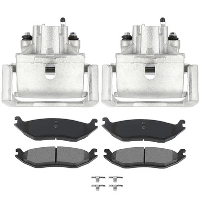 Rear Brake Calipers Ceramic Pads For 2004 - 2007 2008 2009 DODGE DURANGO - Image 1 of 4