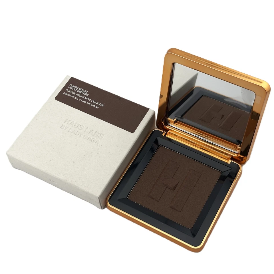 HAUS LABS BY LADY GAGA Power Sculpt Velvet Bronzer – Deep Level 12 – 0.42 oz - Image 1 of 4