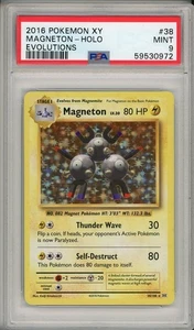 2016 Pokemon XY Evolutions Magneton Holo #38 PSA 9 - Picture 1 of 2