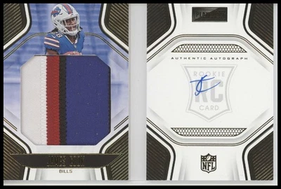 2022 Panini Playbook #215 James Cook Gold #/99 - Image 1 of 2