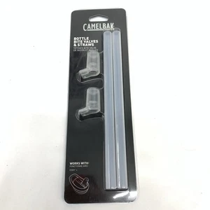 Camelbak Bottle Bite Valves & Straws 2 Pack for EDDY+ New - Picture 1 of 7