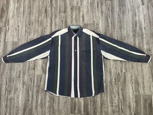 Structure Vintage Men Size Large Button Up Striped Shirt Cowboy Casual Occasion - Picture 1 of 7