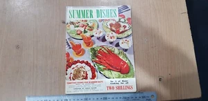 1950'S ?? SUMMER DISHES BOOK / MAGAZINE AUSTRALIAN NO.3 OF HOME COOKING FOR ALL - Picture 1 of 15