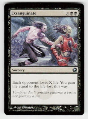 Scars of Mirrodin #61 Exsanguinate - Image 1 of 2