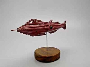 Nautilus 20000 Leagues Beleuchtung U-Boot Schreibtisch Holz Modell klein neu - Bild 1 von 5
