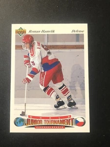 1991-92 Upper Deck Czech World Junior Tournament Roman Hamrlik #88 - Picture 1 of 2