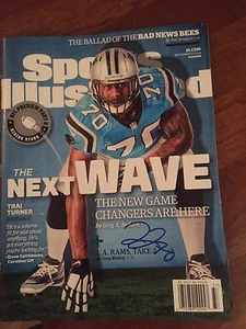 Trai Turner signed Autogramm Sports Illustrated Regional Cover Panthers  - Bild 1 von 1