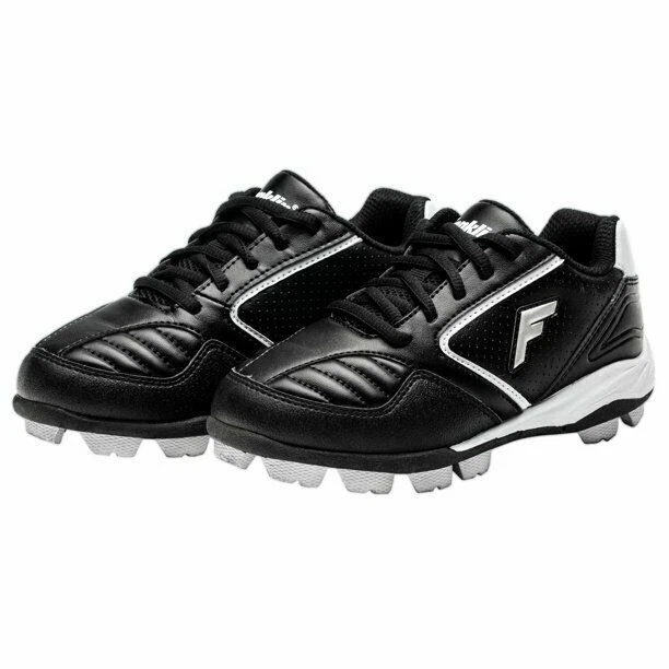 Franklin Sports Youth Baseball Cleats - Size 12, Black
