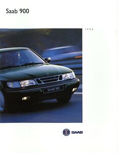 Saab 900 Prospekt 1994 D brochure 260471 broschyr brosjyre broszura catalogue