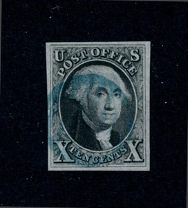 drbobstamps US Scott #2 Used Sound 4 Margin Stamp w/Clean PF Cert SCV $900 - Picture 1 of 3