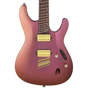 Ibanez SML721RGC S Axe Design Lab Multi-scale Guitar - Rose Gold Chameleon - Picture 1 of 15