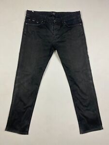 HUGO BOSS Slim Fit Stretch Czarne Straght Jeans W34 L32