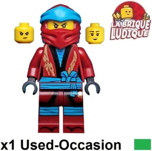 Lego Minifigure Ninjago Nya Legacy Woman Dark Red Azure Hood njo0491 - Picture 1 of 1