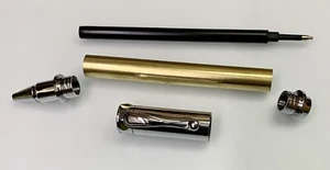 Rollerball Bausatz mit Magnetkappe in Chrom, Pen Kit, Tintenroller, Pen Blank - Bild 1 von 2