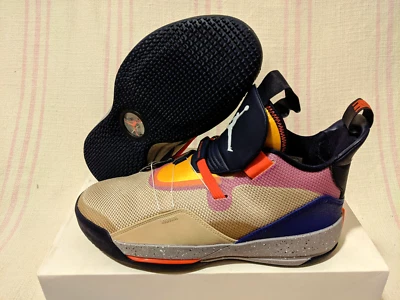 耐克 Air Jordan 33 Visible Utility Desert Ore 黑色 ACG AQ8830 200 男式 10.5 码 — 第 1/4 张图片