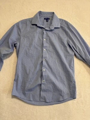 Apt. 9 Dress Shirt Mens Stretch Size M (15-15 1/2) Blue, 260GW1P1100 - Image 1 of 4
