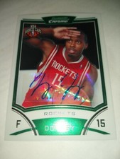 JOEY DORSEY 2008 BOWMAN CHROME ROOKIE AUTOGRAPH #174 HOUSTON ROCKETS